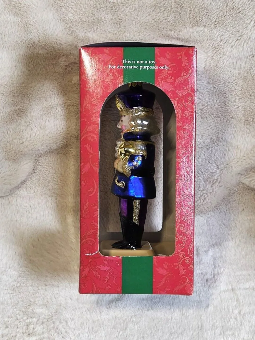 VTG Brass Key Christmas Treasures Classic Nutcracker *Star* Ornament MIB
